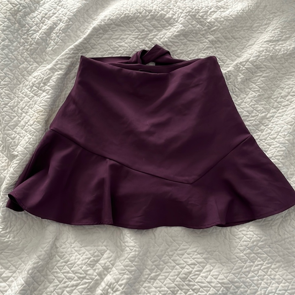 Dark purple ZARA skirt, size small